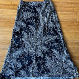 Anthropologie Silk Skirt